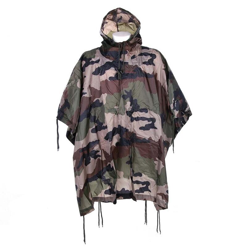 Poncho Recon Frans - Camouflage - in draagtas