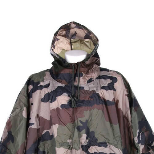 Poncho Recon francese - mimetico - in borsa per il trasporto 3/4