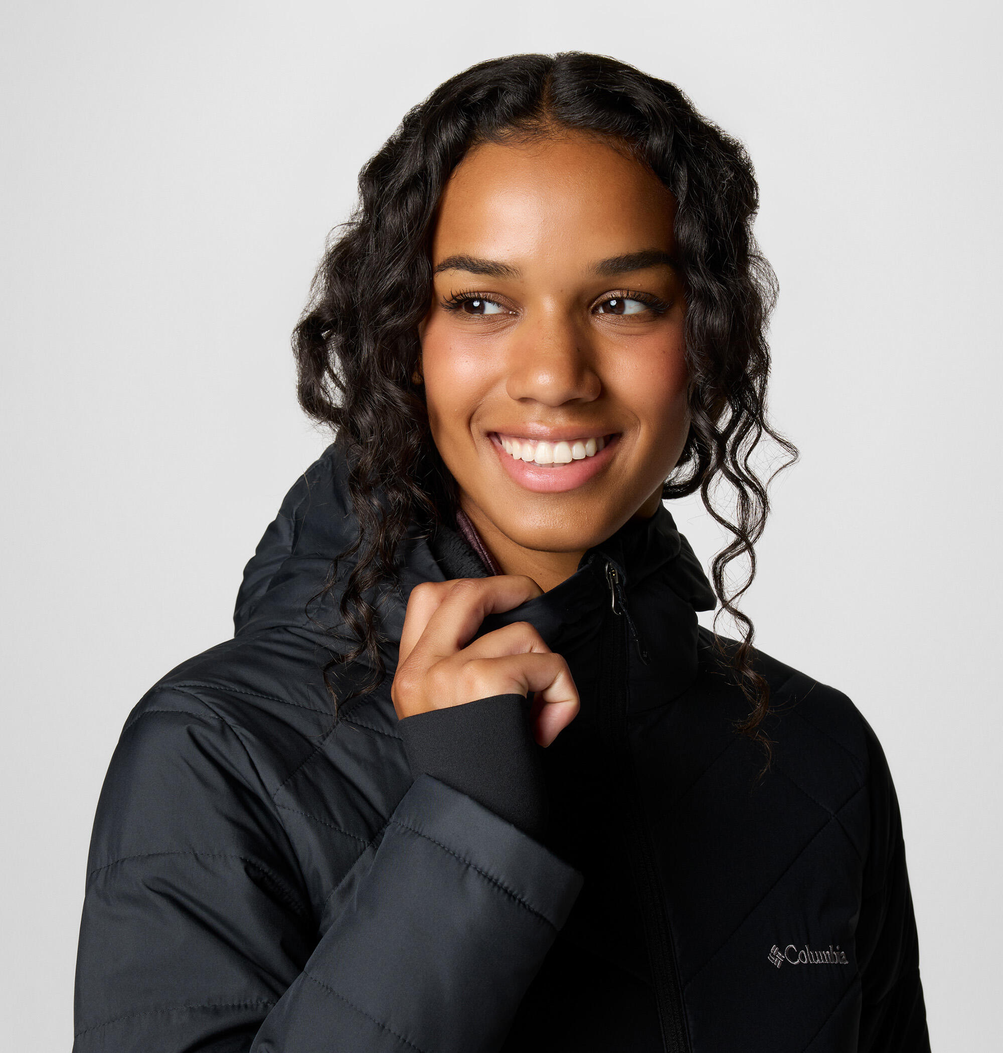 Veste Femmes Columbia Longue Isolée À Heavenly noir 5/7