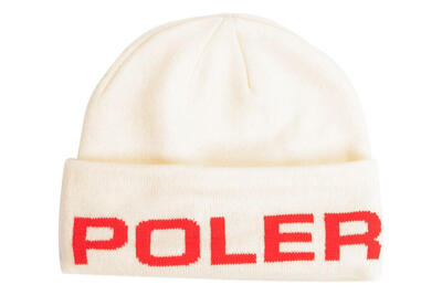 Wintermuts poler petrol beanie ecru