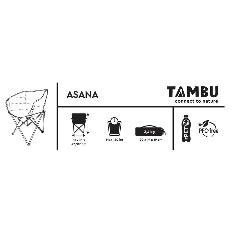 ASANA | Scaun pliabil de camping