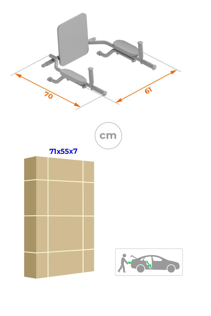 Structure d'escalade Dipstation pour les structures d'escalade Jeflex JGG1, 2 et 6/6