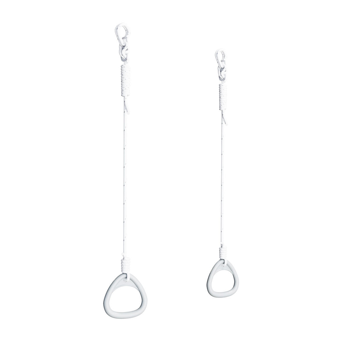Jeflex - Anneaux De Gymnastique Pour Enfants Blanc/gris - Espalier - Gris - Taille Unique - Decathlon