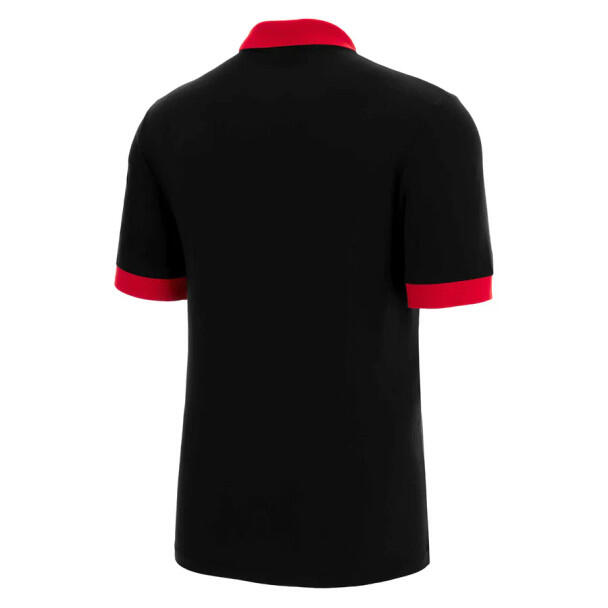 Macron WRU RWC 2023 Polo S/S Adults Black 4/4