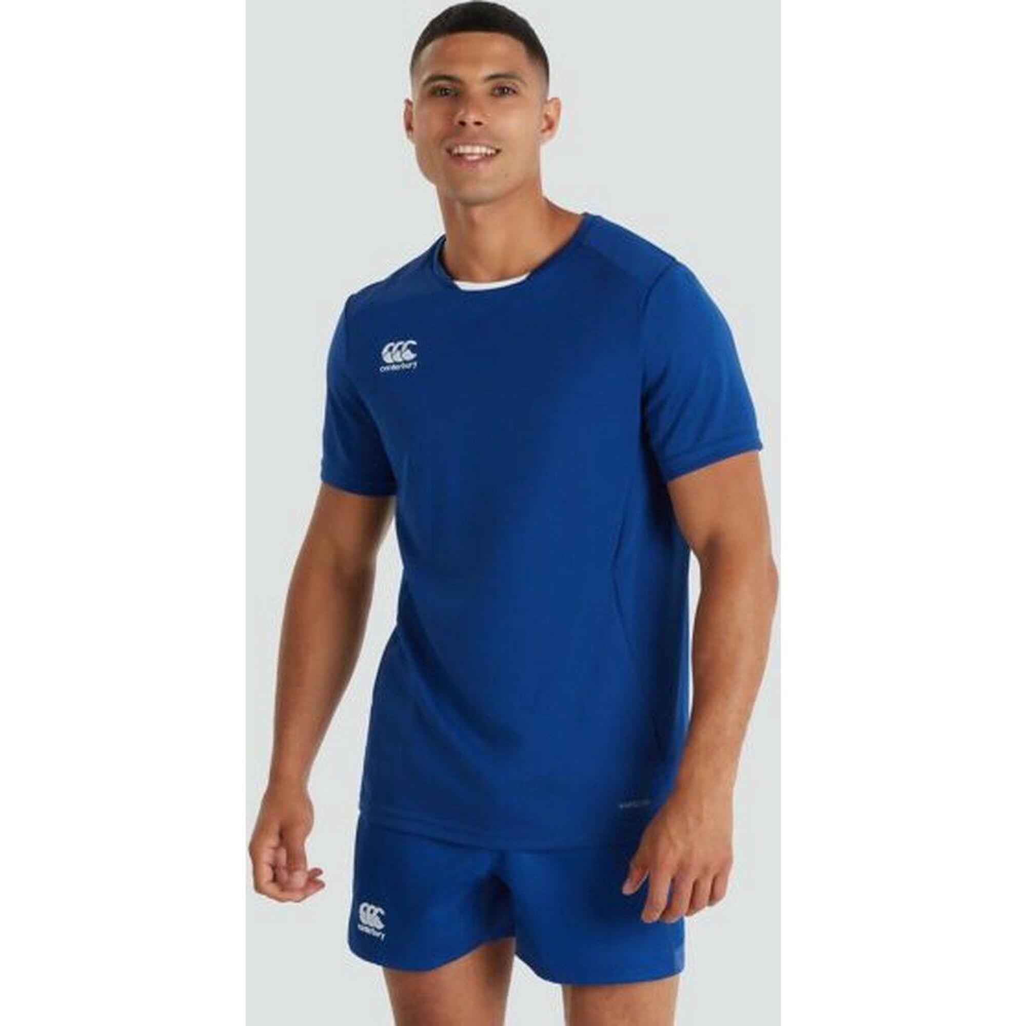 Canterbury - T-shirt Sport Rugby - Hommes Adultes Bleu - T-shirt Manches Courtes - Bleu - 36 Xs - Decathlon