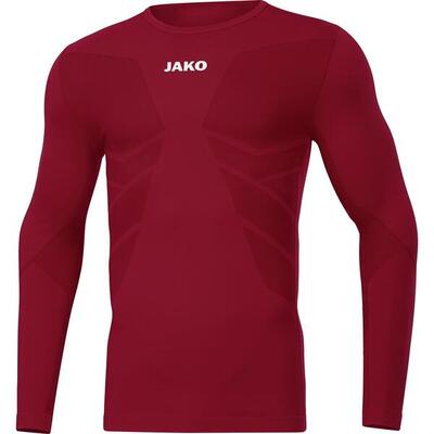 Jako comfort 2.0 longsleeve kinderen - sportrood 128-140