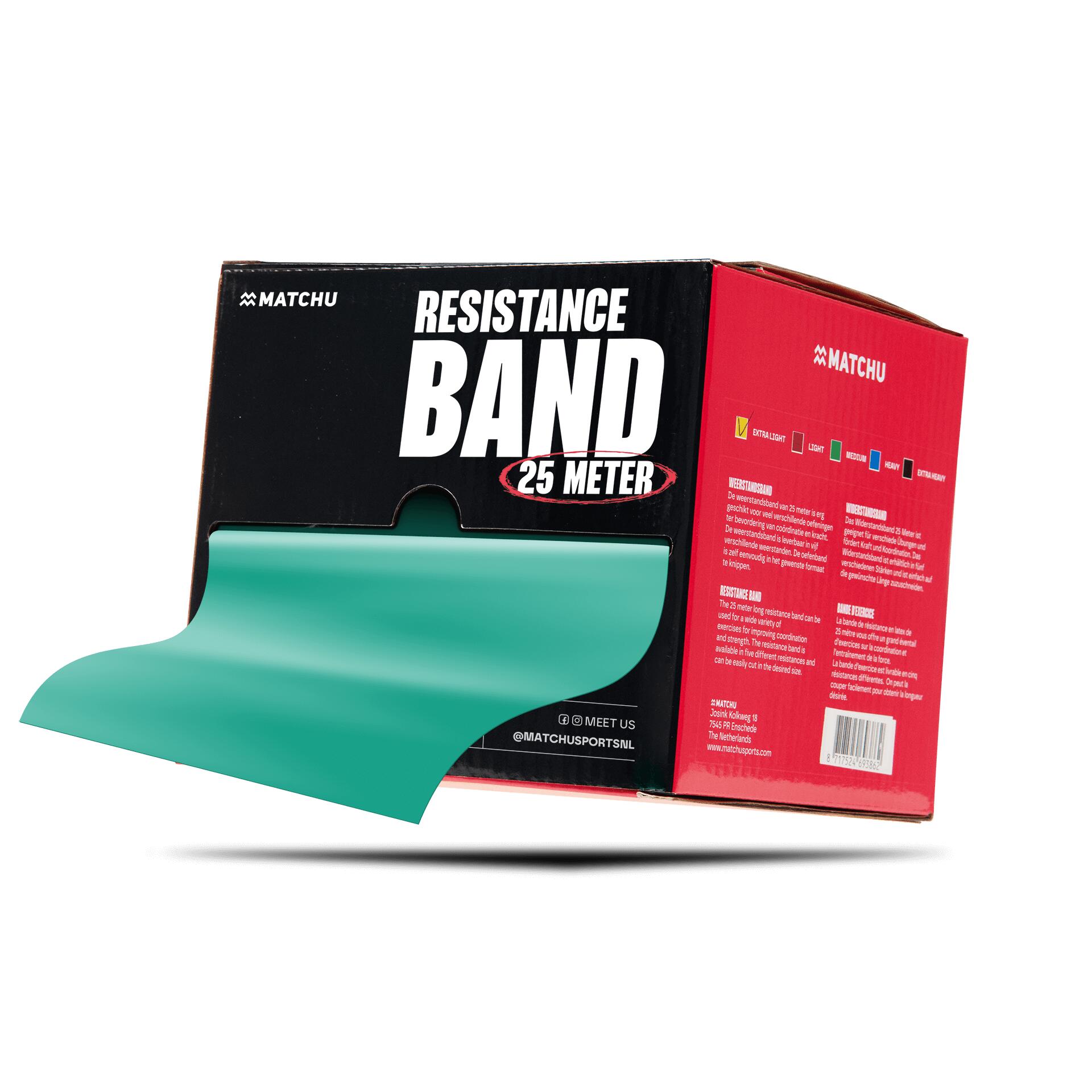 Faixa de resistência - 25 metros - verde