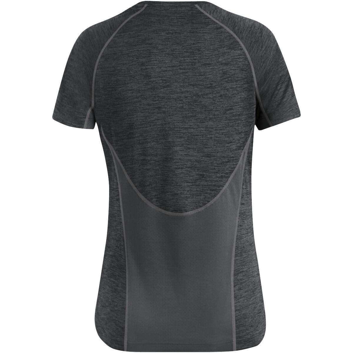 JAKO Active Basics T-shirt Femme - Noir Mélange 2/2