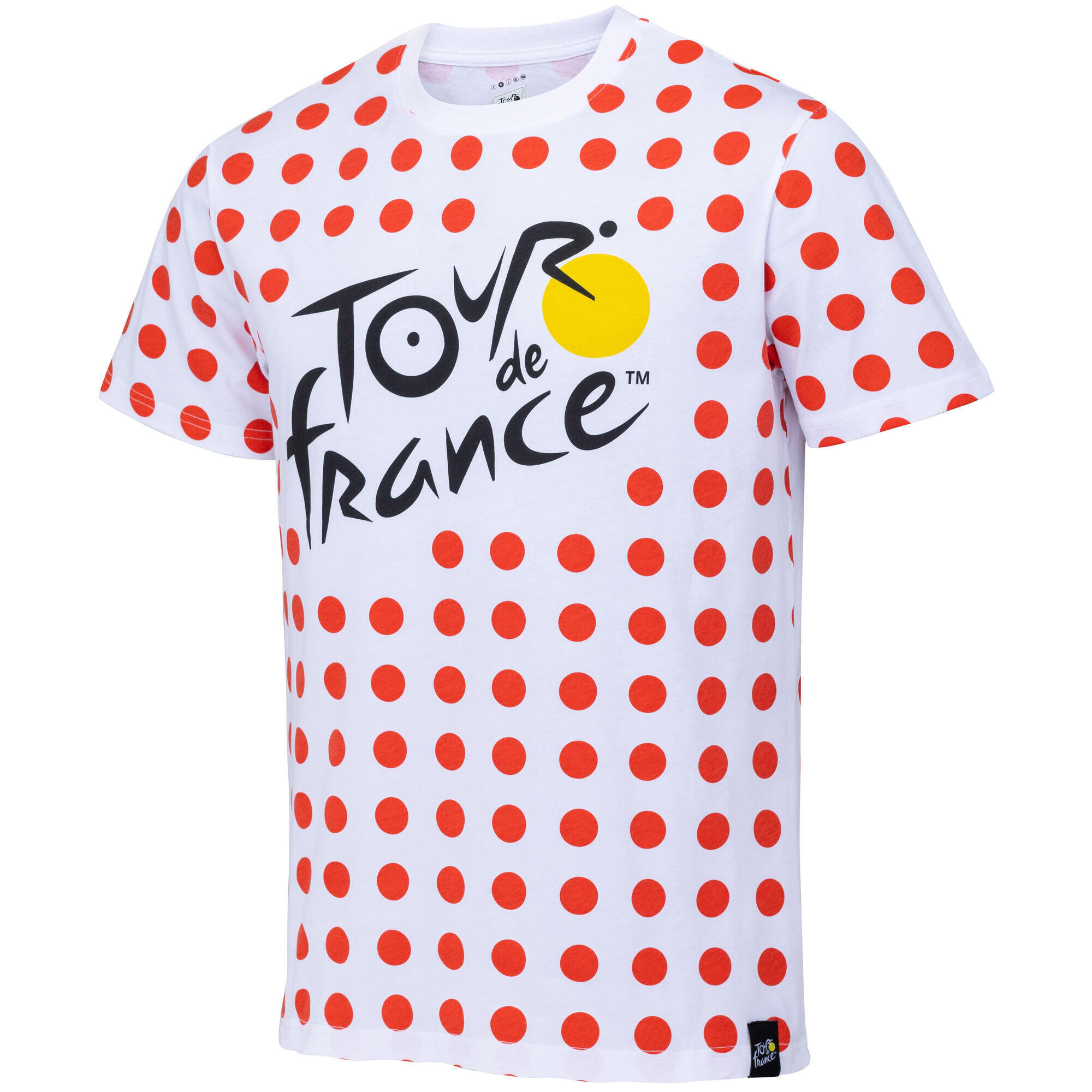 Tour De France - T-shirt Maillot À Pois - Collection Officielle Tour De France - Cyclisme - T-shirt Manches Courtes - Blanc - 38 S - Decathlon
