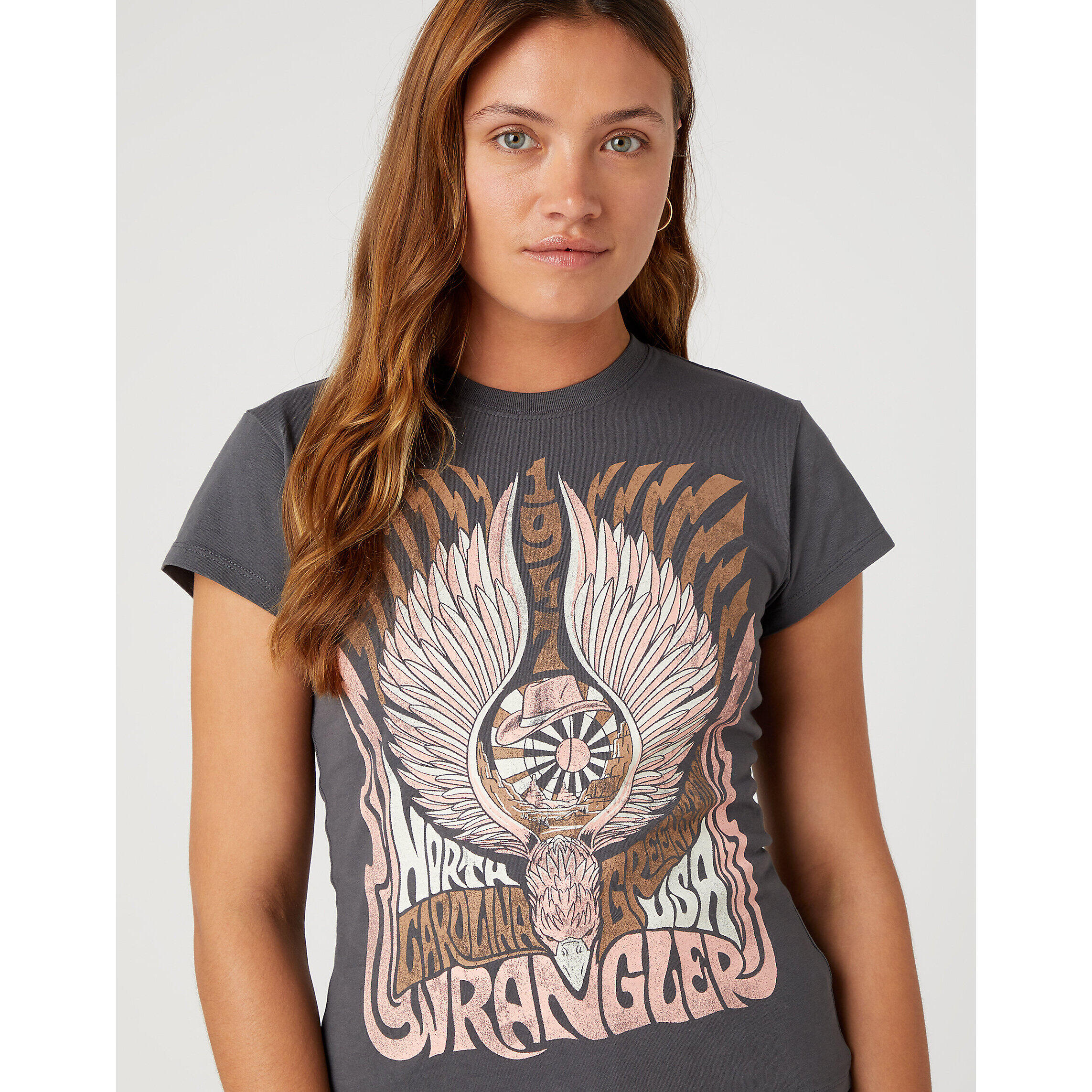 Maglietta da donna Wrangler Shrunken Band 4/4