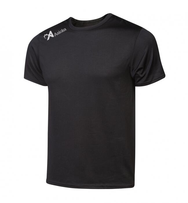 ASIOKA Camiseta de Fútbol para Hombre Asioka Premium Negro Poliéster