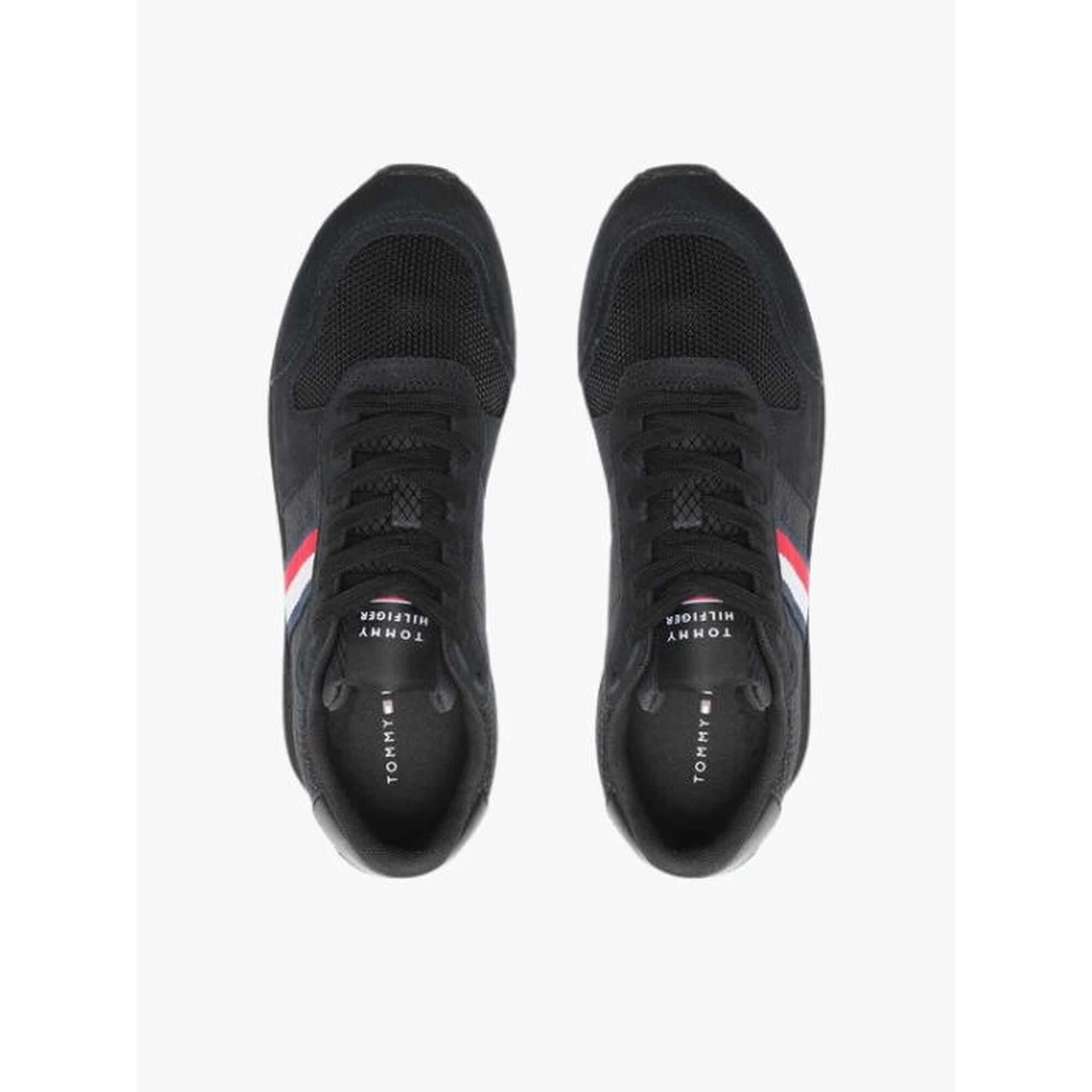 Zapatillas hombre Tommy Hilfiger Runner Evo Mix Negro