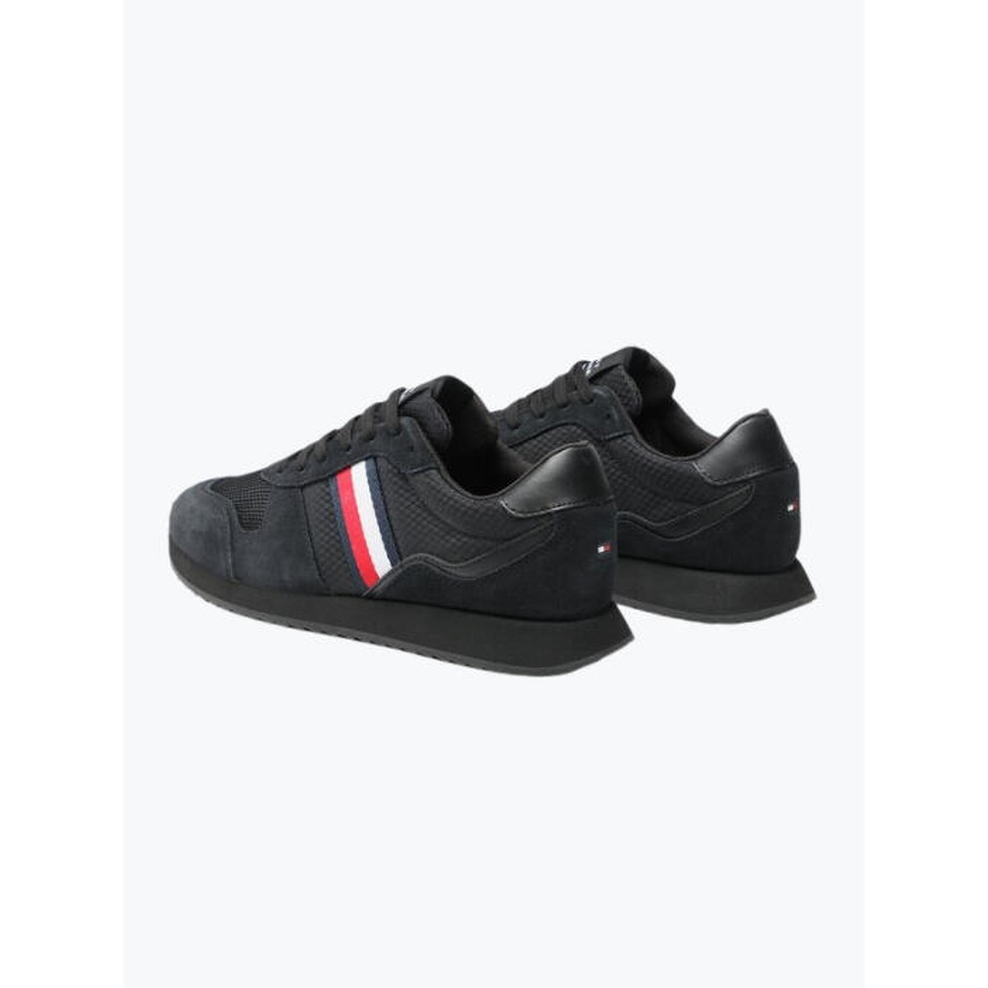 Zapatillas hombre Tommy Hilfiger Runner Evo Mix Negro