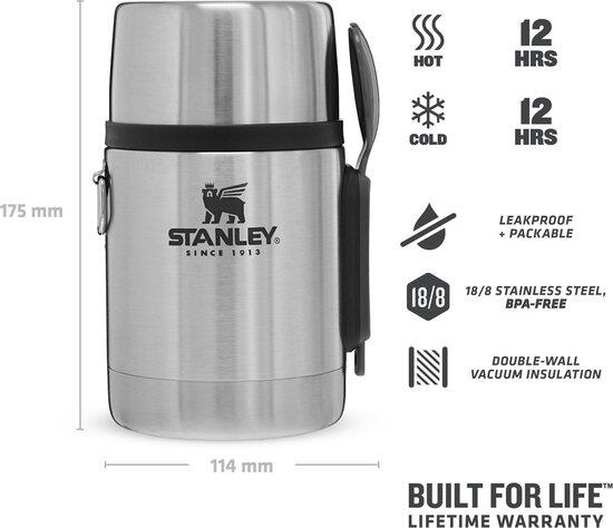 Dóza na potraviny z nerezové oceli STANLEY All-In-One  0,53 l 7/7