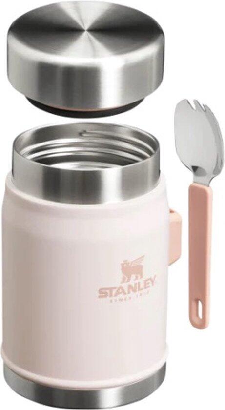 Stanley Le légendaire bocal + fourchette .4L - Quartz Rose 6/7