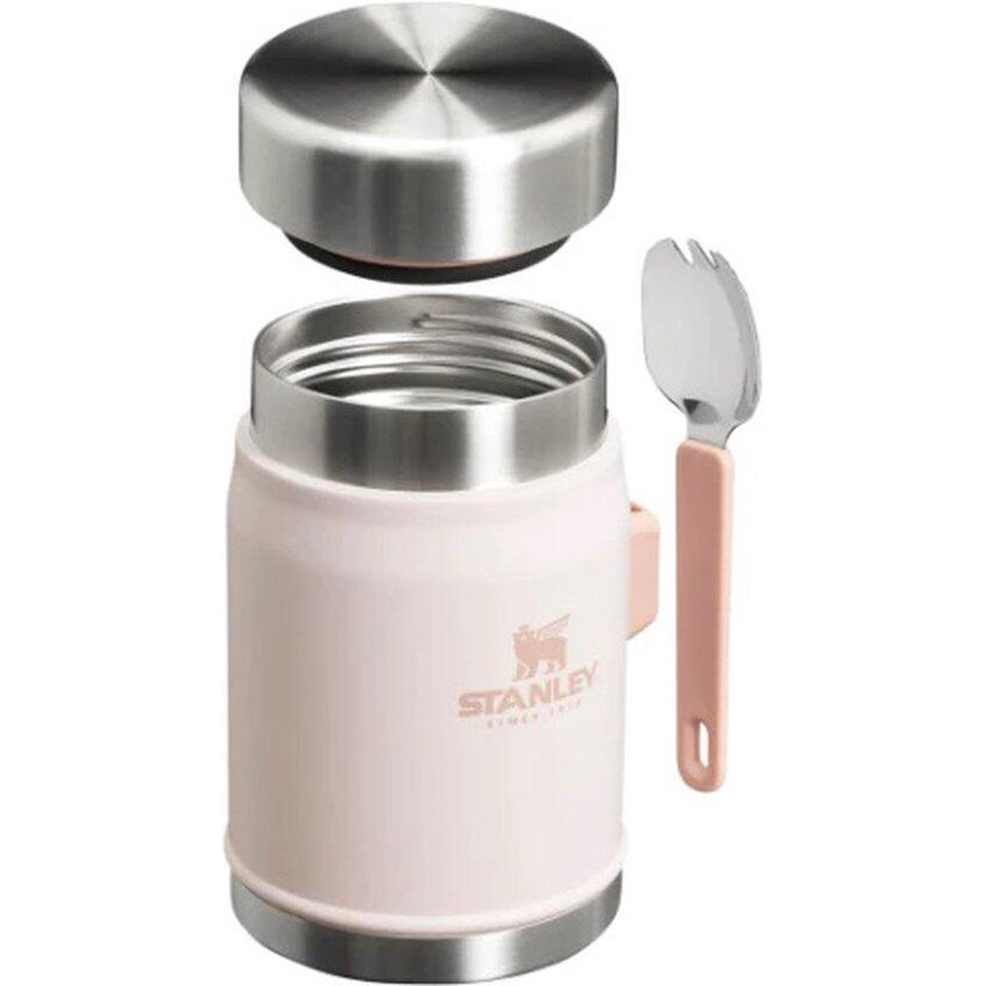 Stanley The Legendary Food Jar + Spork .4L - Rose Quartz