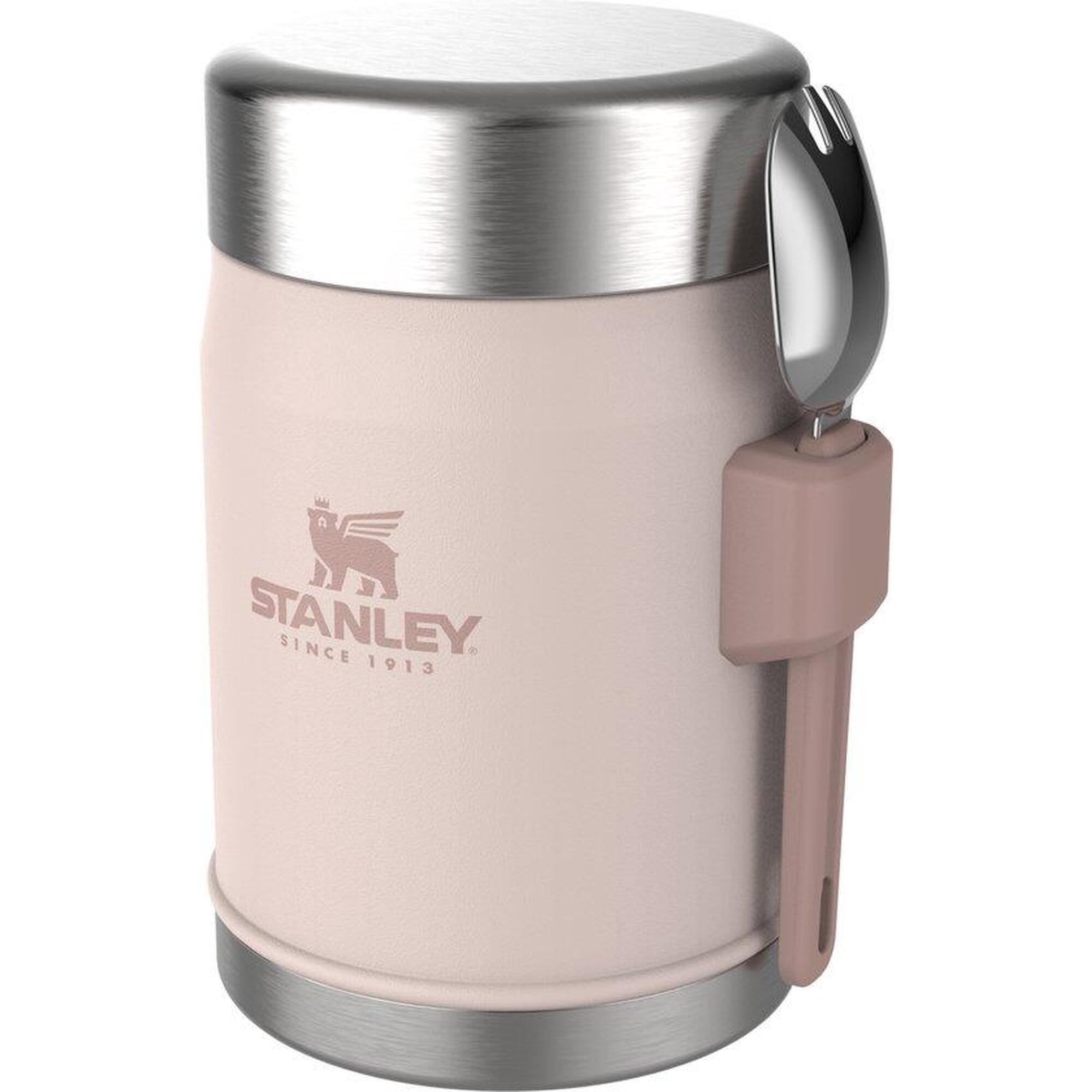 Stanley The Legendary Food Jar + Spork .4L - Rose Quartz