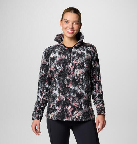 Jacke Glacial IV Print Fleece mit 1/2 Reißverschluss