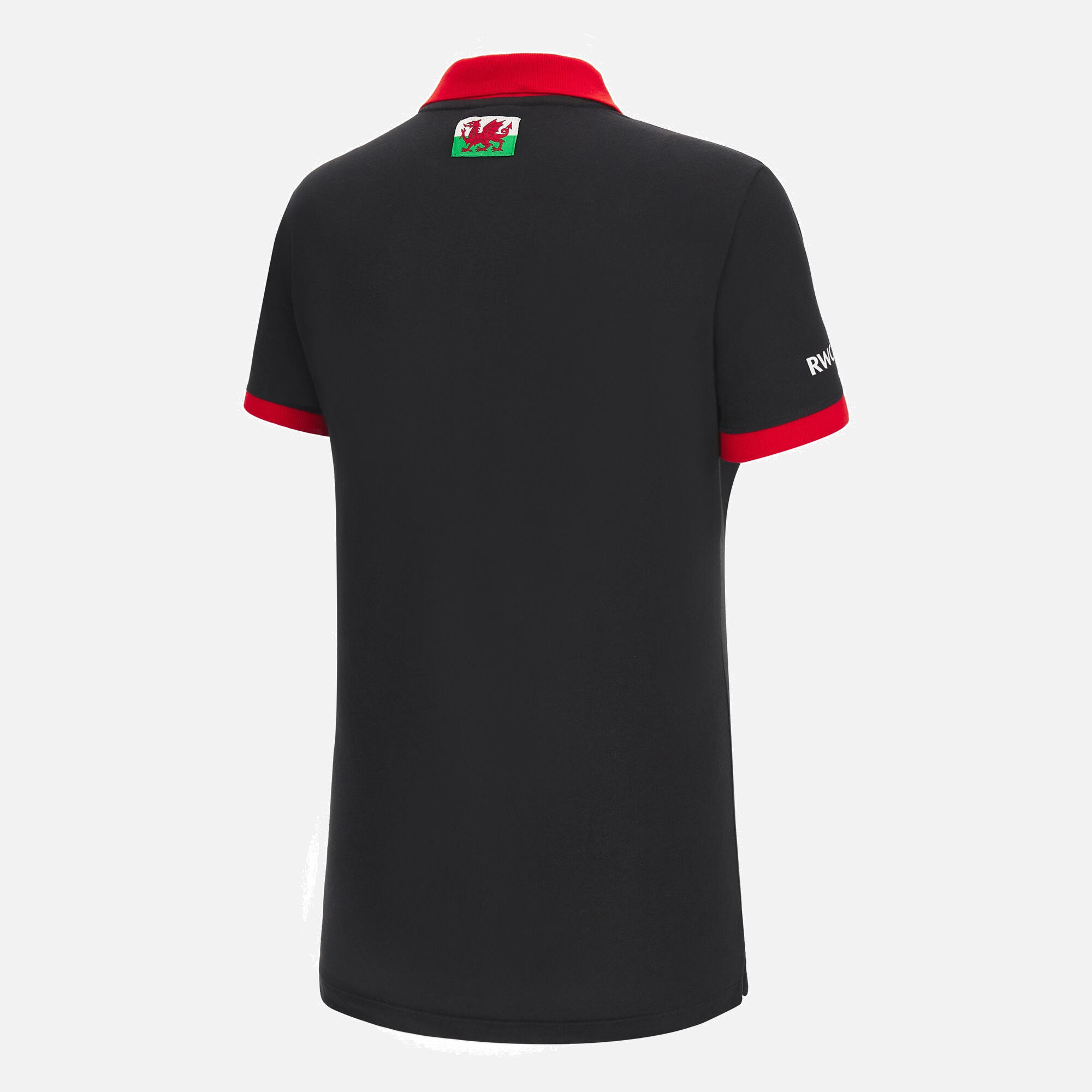 Macron WRU RWC 2023 Polo S/S Womens Black 2/4
