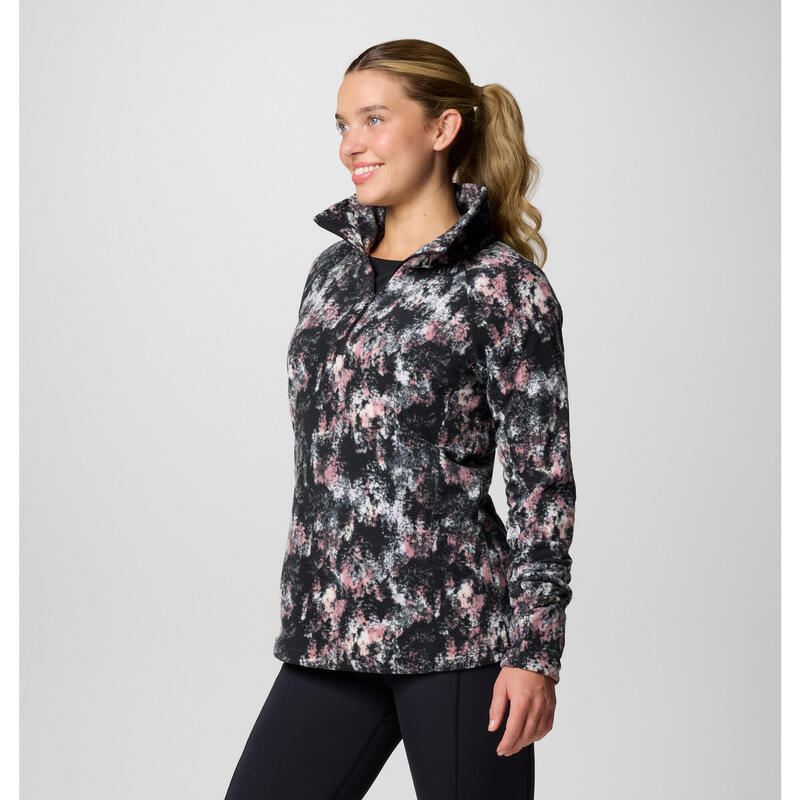 Jacke Glacial IV Print Fleece mit 1/2 Reißverschluss