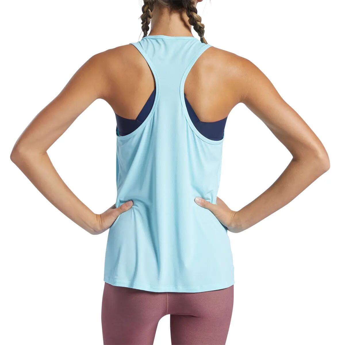 Canotta Donna Reebok Les Mills Activchill Azzurro 4/5