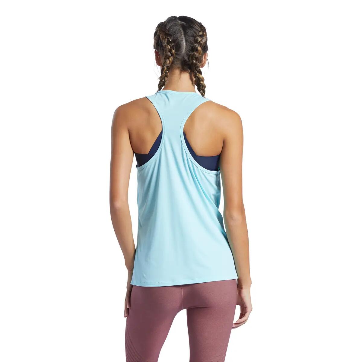 Canotta Donna Reebok Les Mills Activchill Azzurro 5/5