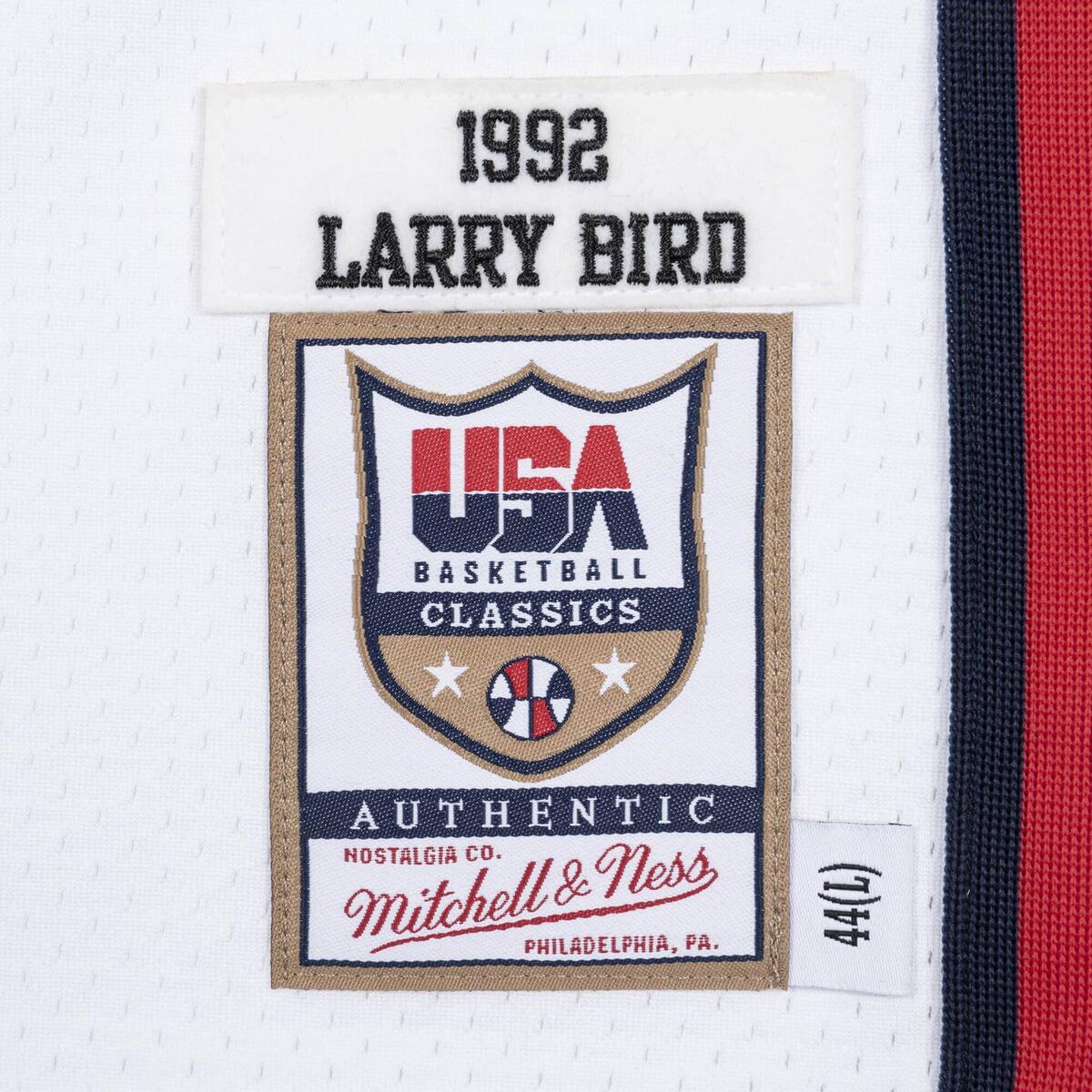 Maillot domicile authentique Team USA Larry Bird 1992 3/3