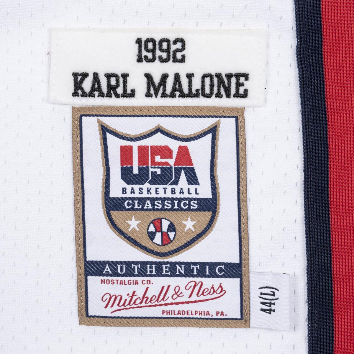 Maillot domicile authentique Team USA Karl Malone 1992 3/3