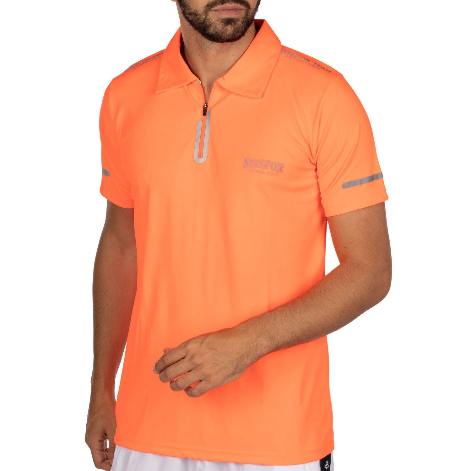 Shilton - Polo De Sport Zippe Homme - Polo Manches Courtes - Orange - 48 Xl - Decathlon