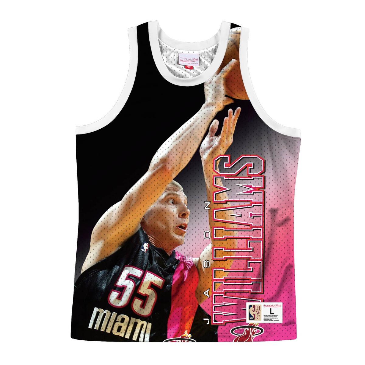 Maillot Miami Heats behind the back 1/2