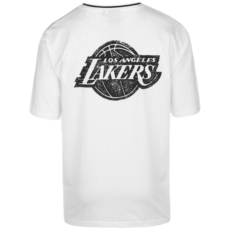 Heren-T-Shirt met Korte Mouwen New Era Lakers Wit