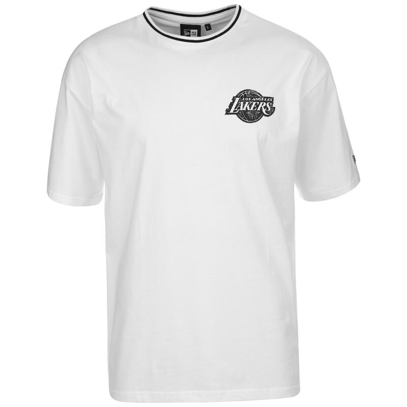 Heren-T-Shirt met Korte Mouwen New Era Lakers Wit