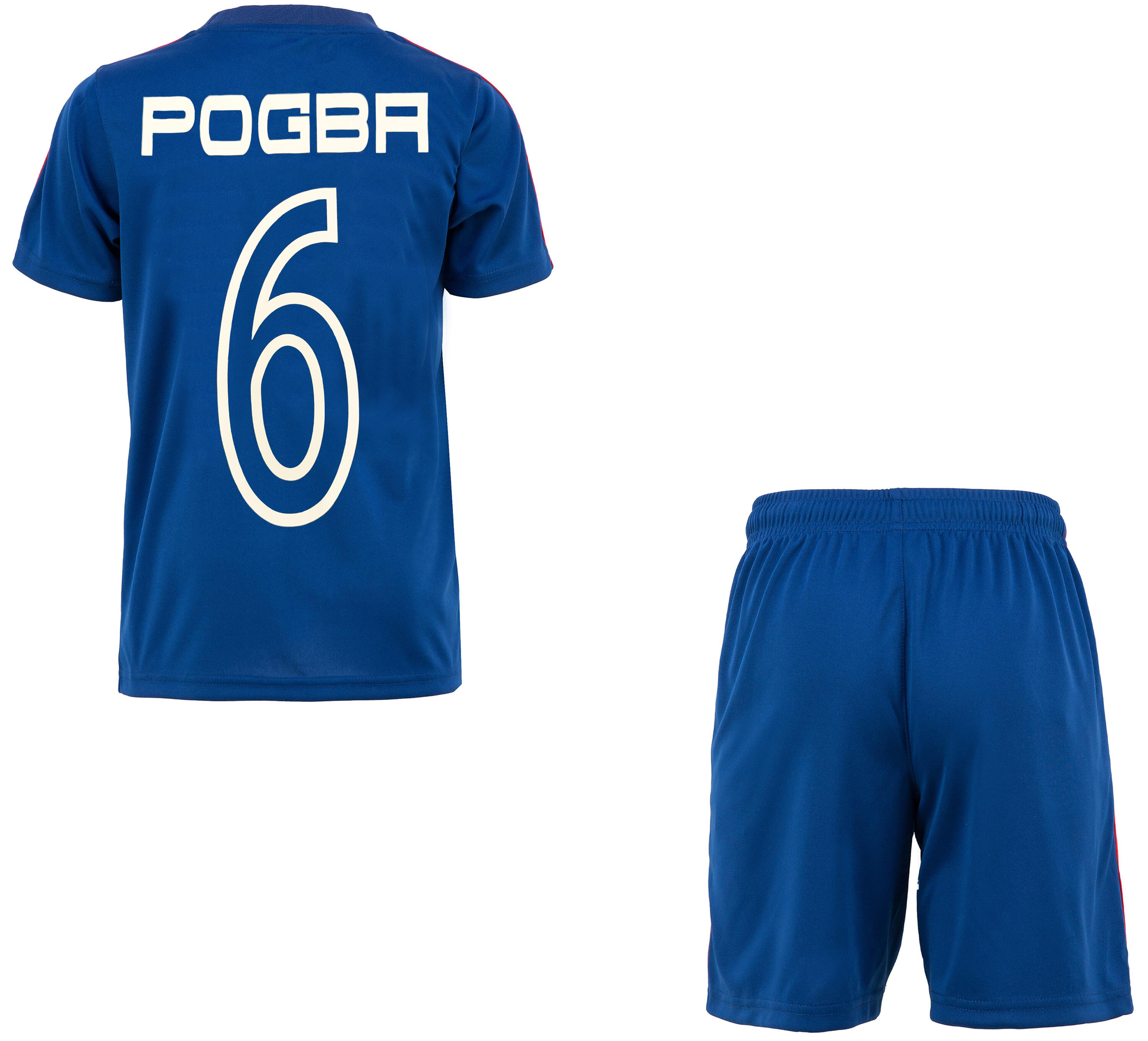 Ensemble Maillot Short FFF Paul POGBA Equipe de France de Football Enfant 1/2