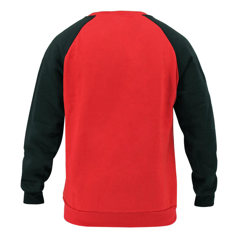 Trui/sweater dames/heren Rood Fleece Fitness en Hardlopen