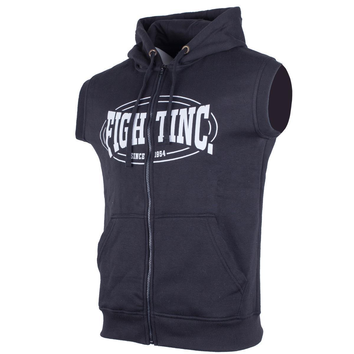 FIGHTINC Sleeveless Zip-Hoodie Classic Logo
