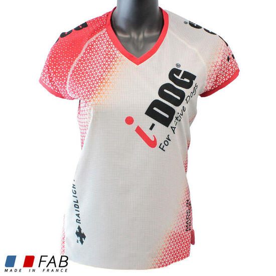 T-shirt I-DOG RIPSTRETCH DRY RAIDLIGHT Made In France femme blanc