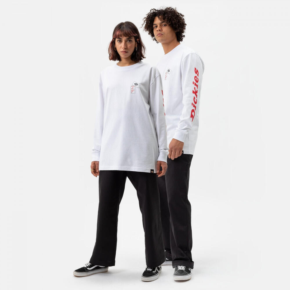 JF GRAPHIC LS T-SHIRT BRANCA 2/5