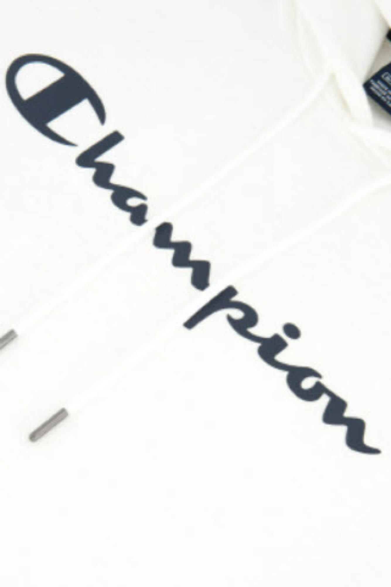 T-Shirt Hommes Champion Script Logo blanc 2/5
