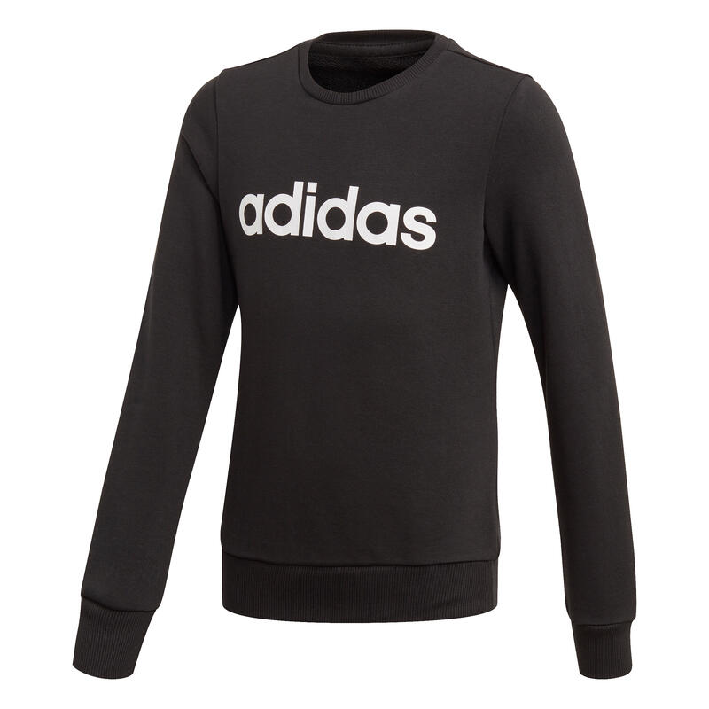 Bluza dla dzieci adidas YG Essentials Linear Sweat czarna EH6157