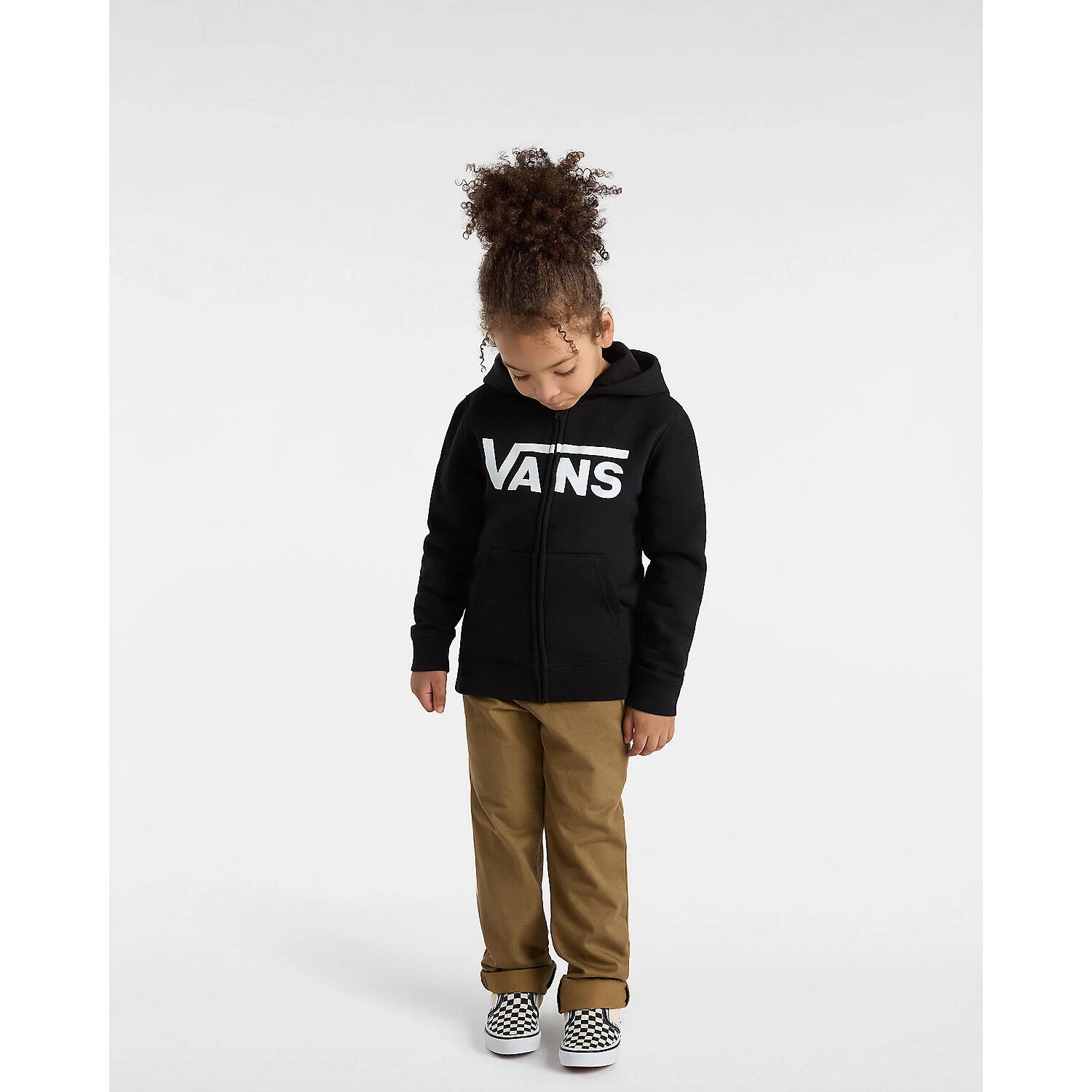 Hoodie Vans Classic Fz, Preto, Crianças 3/5