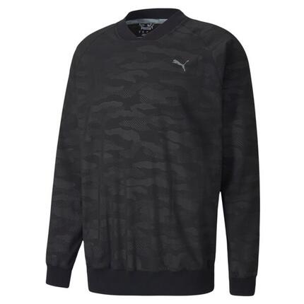 Sweat Homme Puma Men Embossed Wind Shirt Noir