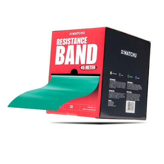 Weerstandsband 45m Groen – Elastiek voor Fitness, Krachttraining & Revalidatie