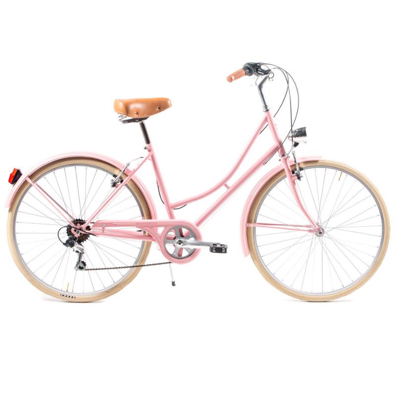 Bicicleta de paseo Capri Valentina Rosa 6V