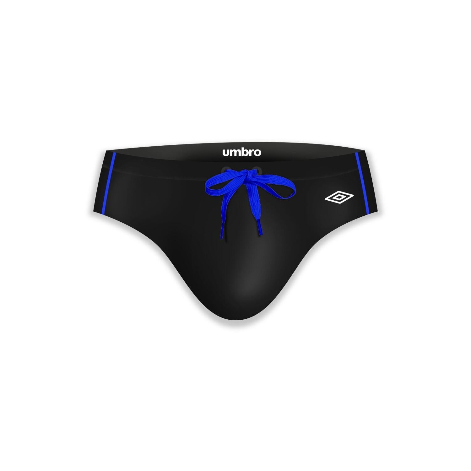 Slip de bain homme avec surpiqûres couleurs 1/2