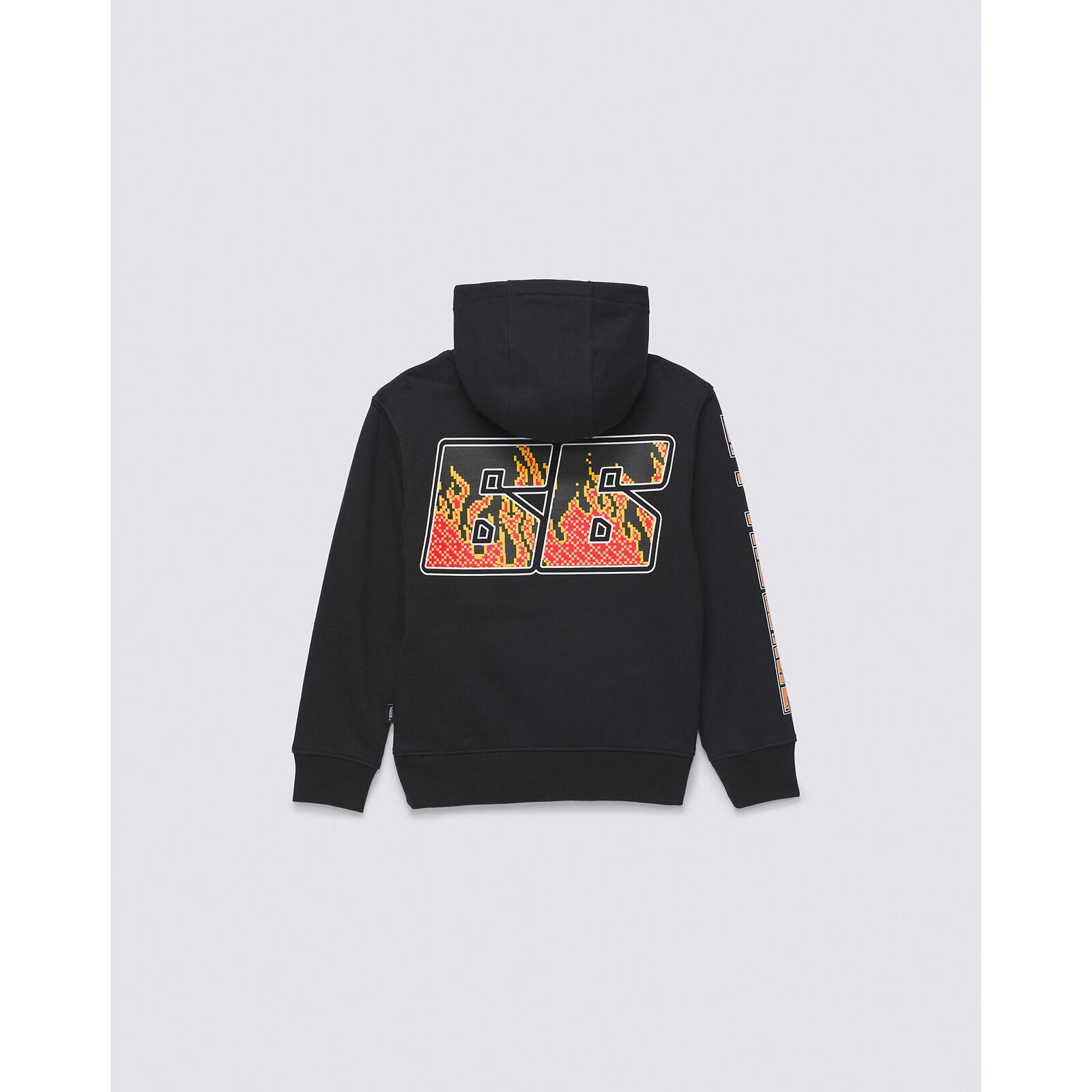 Sudadera Vans Digi Flames Po, Negro, Niños 5/5