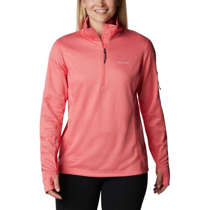 Chaqueta polar Montaña Mujer - COLUMBIA W Park View Grid Fleece - Blush Pink