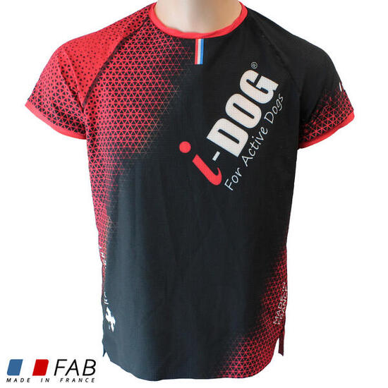 T-shirt I-DOG RIPSTRETCH DRY RAIDLIGHT Made In France homme noir