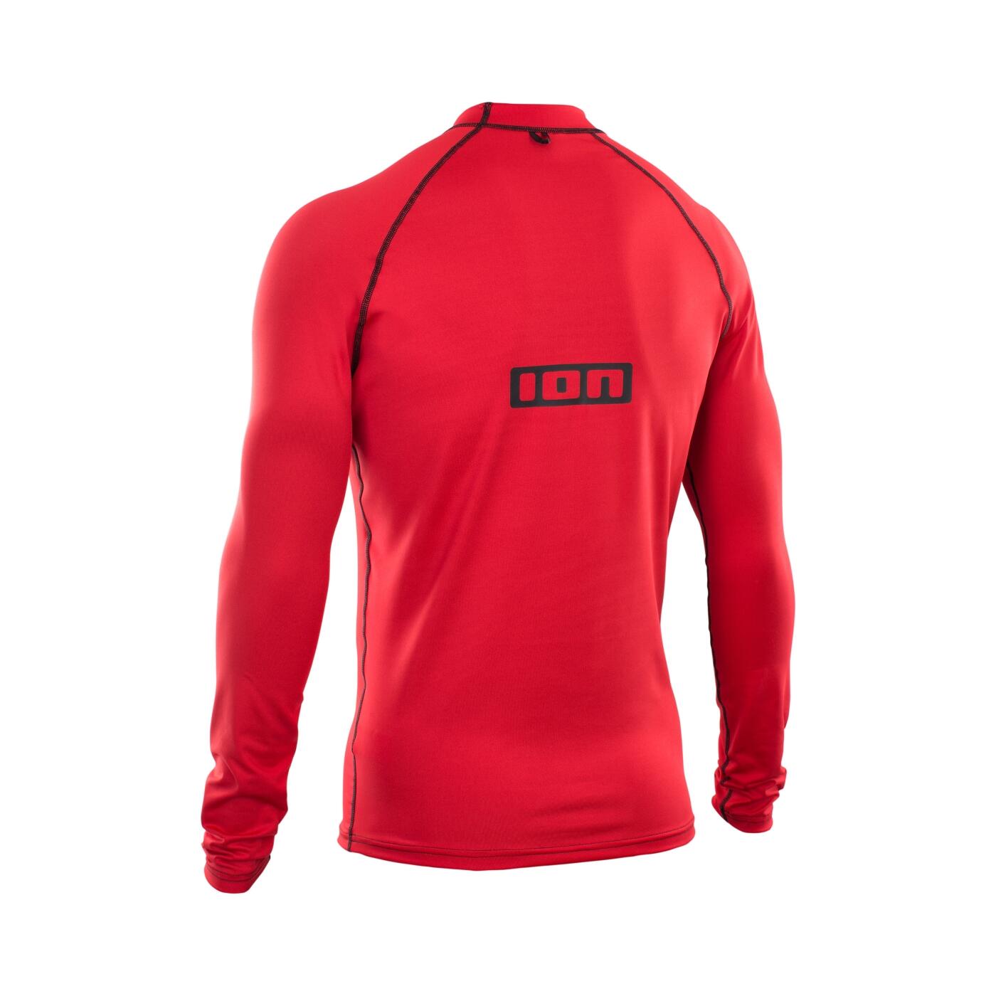 Koszulka ION Rashguard Men LS - Promo Red 2/3