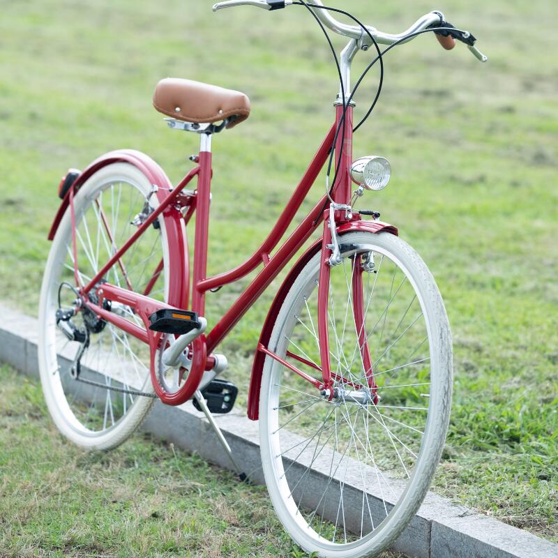 Bicicleta urbana Capri Valentina Rojo Rubí 6V