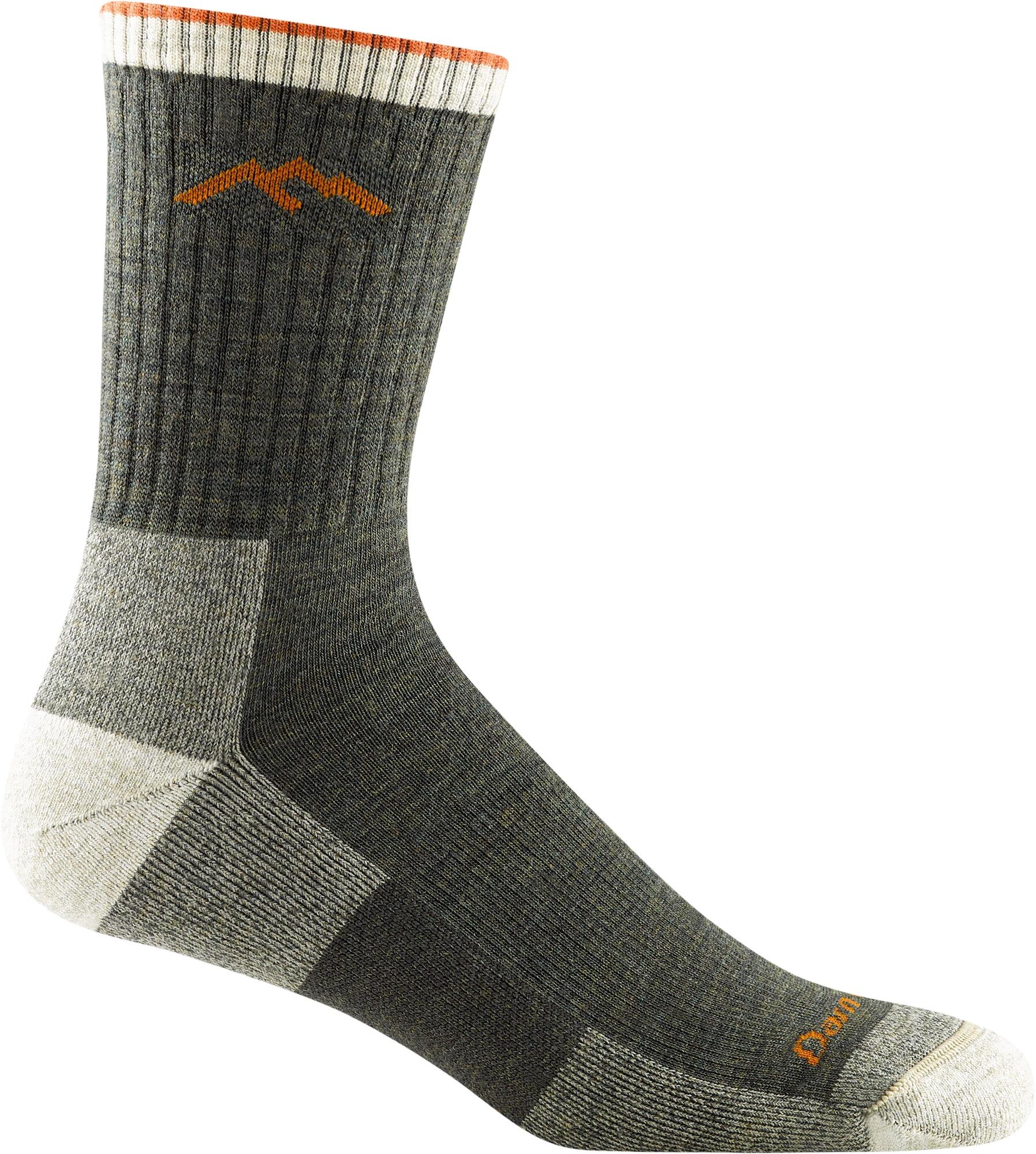 Darn Tough Men Midweight Merino Micro Crew Wandelsokken - Antraciet - Standaard 6/7